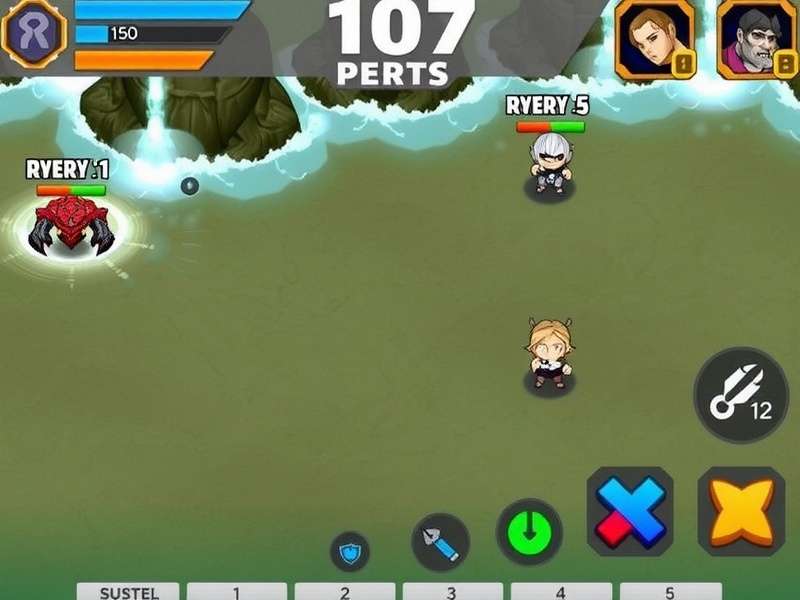 Wave Warriors Gameplay Screenshot